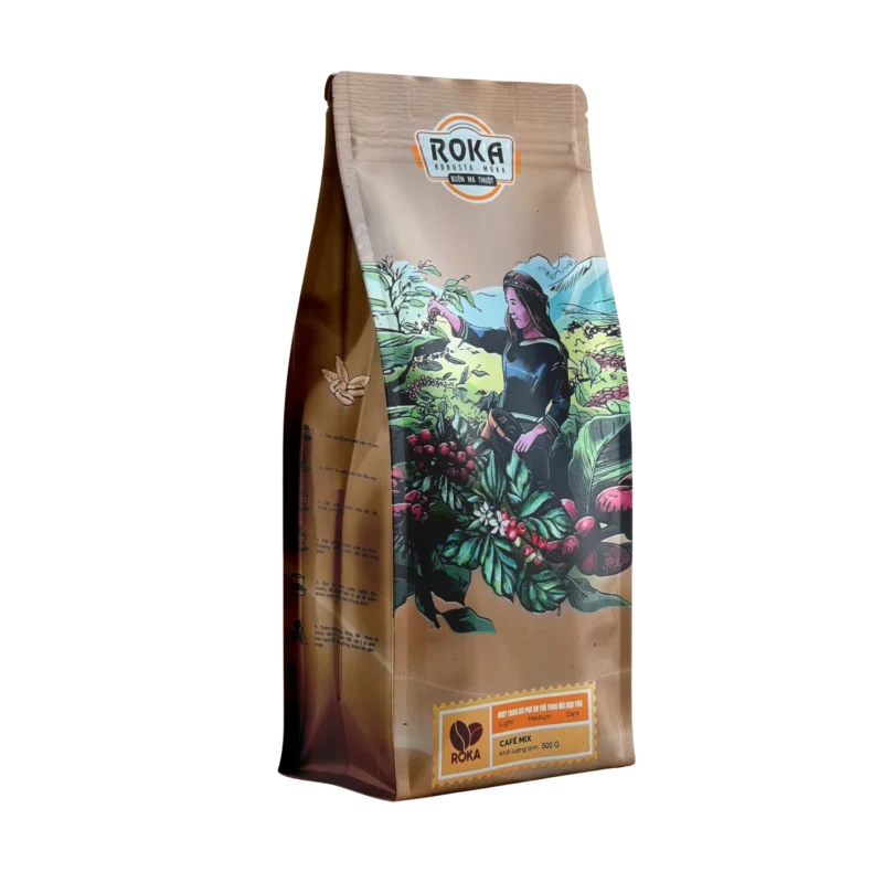 Cà phê bột pha phin - ROKA Mix Nâu