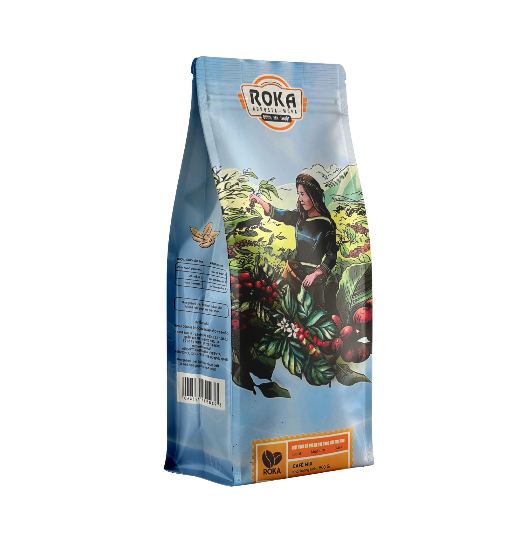 Cà phê phin - ROKA Mix Xanh